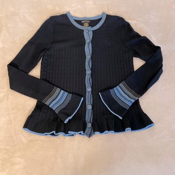 Grace Dane Lewis Button Down Sweater - Size M - Picture 8 of 12